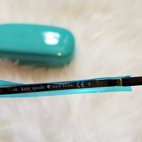 Kate Spade Cissy Cat Eye Crystal Gold Sunglasses - Picture 5 of 8